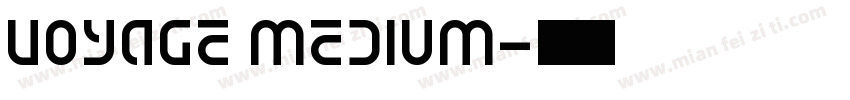 voyage medium字体转换